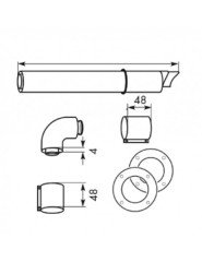 VAİLLANT ECO TEC YATAY BACA SETİ YOĞ.