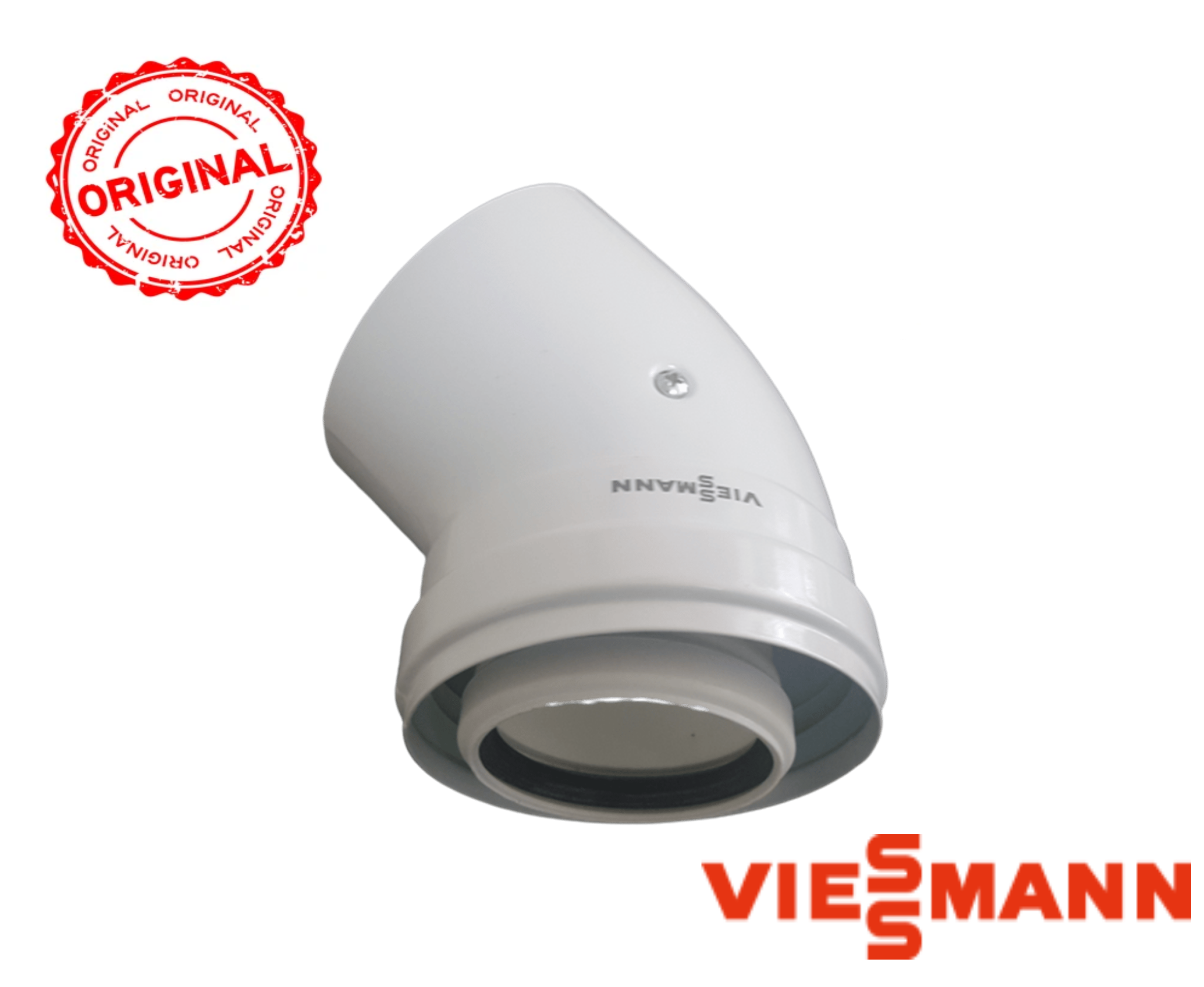 ORİJİNAL VİESSMANN YOĞŞ. DİRSEK 45° Ø60/100