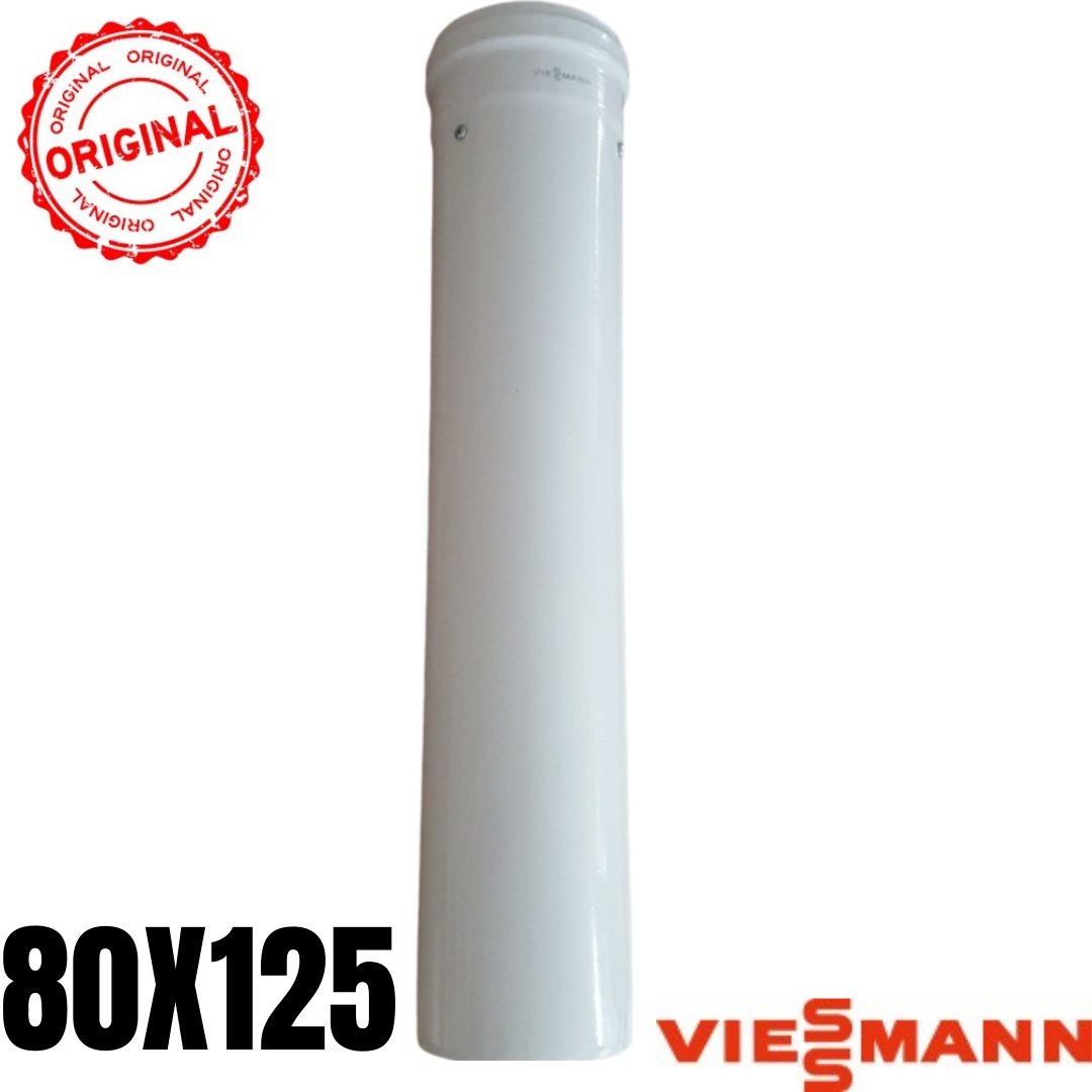 ORİJİNAL VİESSMANN YOĞŞ. BACA UZATMASI 100 CM Ø80/125