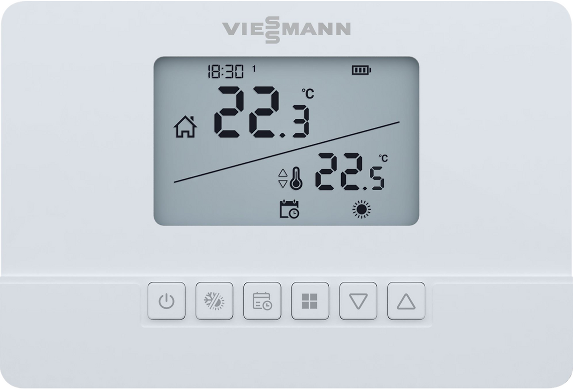 Viessmann 300S RF Haftalık Programlanabilir Kablosuz Dijital Oda Termostatı